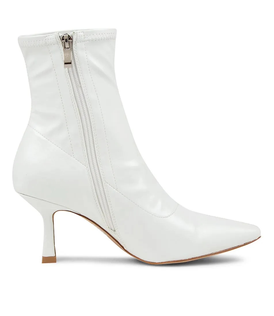 MOLLINI Audry White Ankle Boots