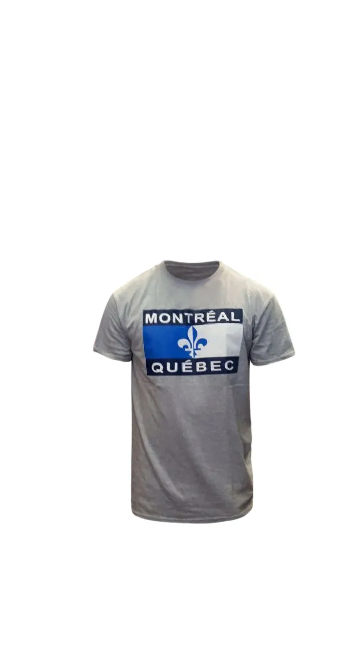 Montreal Quebec flag souvenir T-shirt for adults