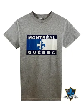 Montreal Quebec flag souvenir T-shirt for adults