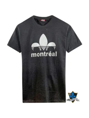 Montreal souvenir T shirt for adults with fleur de lys design from Addidas.