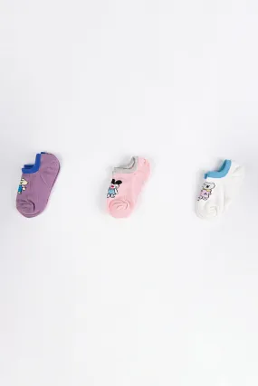 Multi-color crew socks for kids.