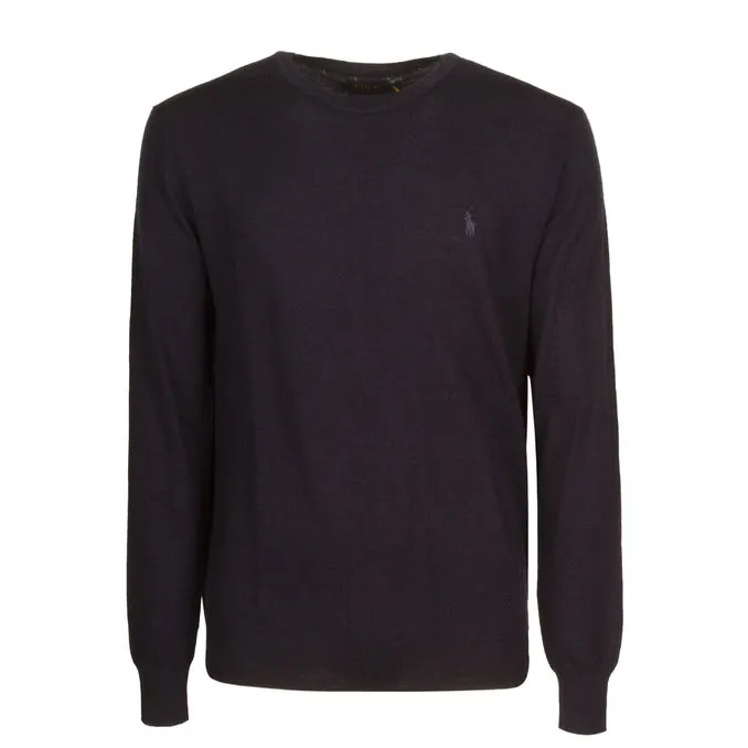 Navy Man Hunter Wool Pullover