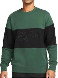 Nike Club Men's Color-Blocked Crew FB7848-323 French Terry