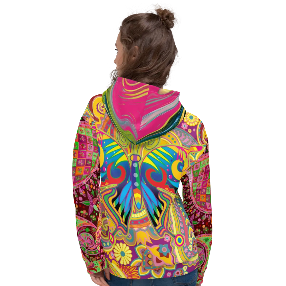 Painted Lady Hoody - SYLKKE variant