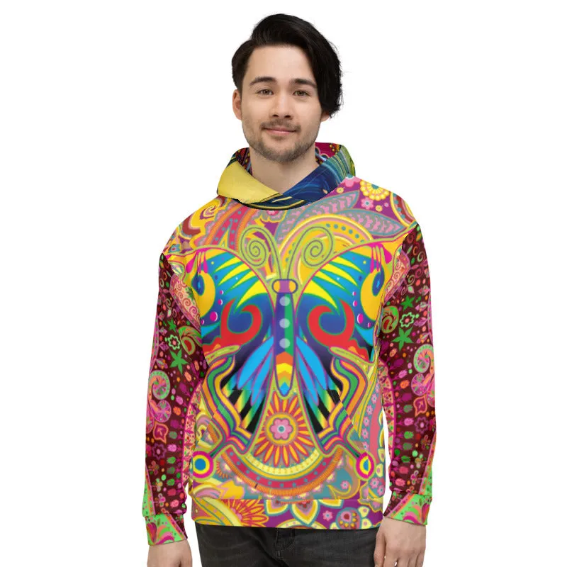 Painted Lady Hoody - SYLKKE variant