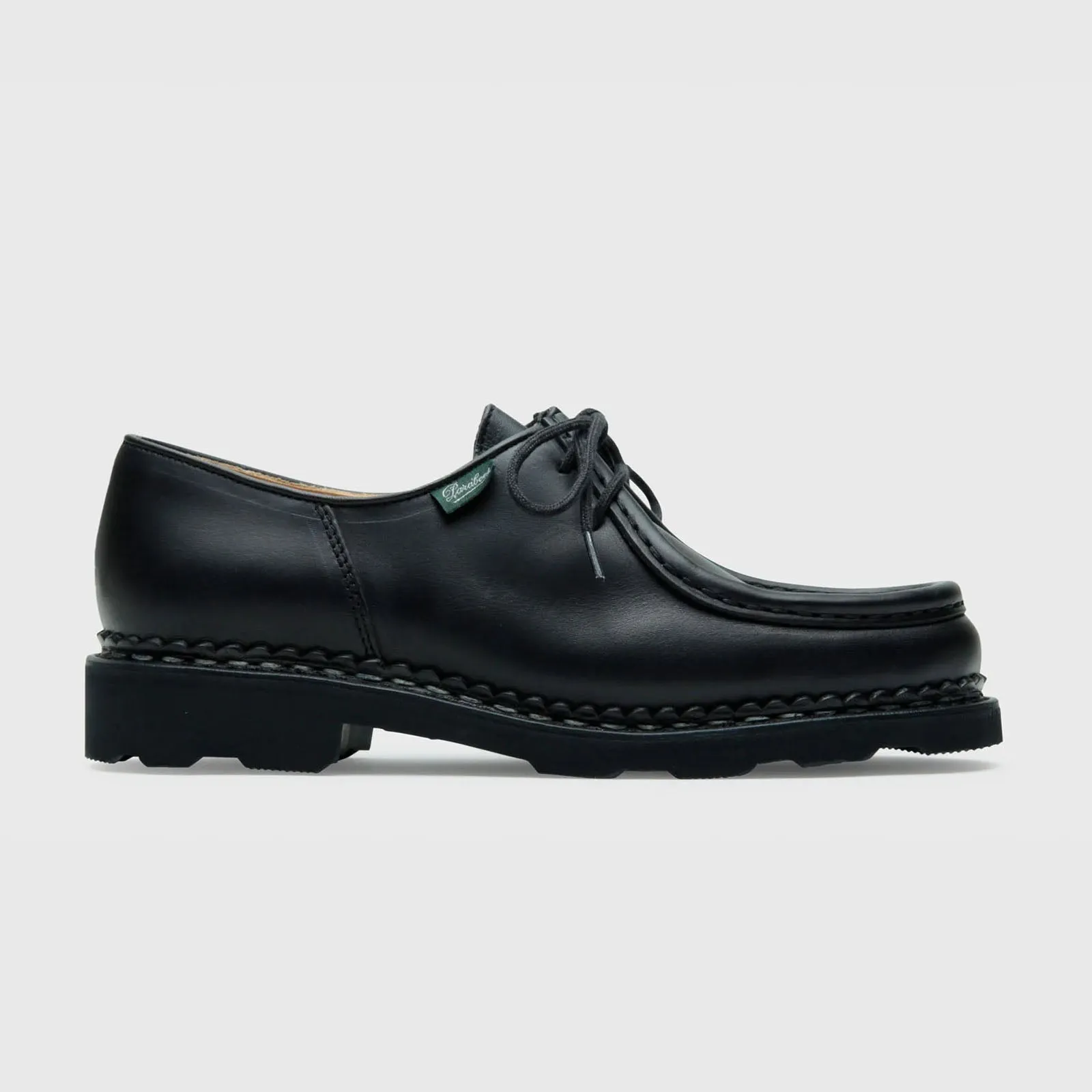 Paraboot Black Michael Lisse Derby Shoe for Men