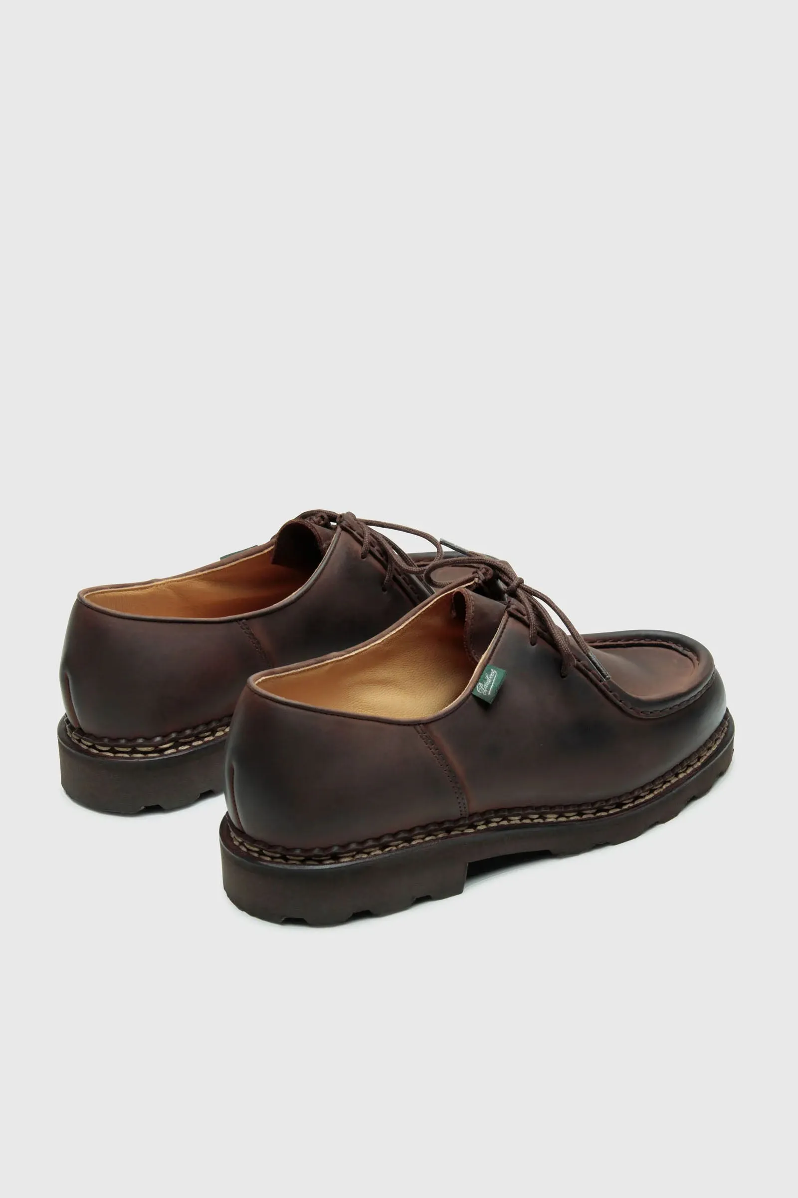 Paraboot Brown Derby Shoes for Women