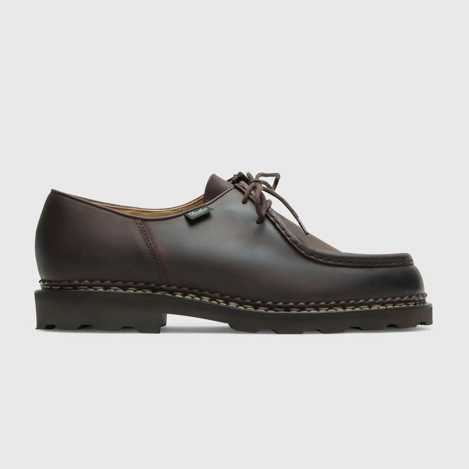 Paraboot Brown Derby Shoes for Women