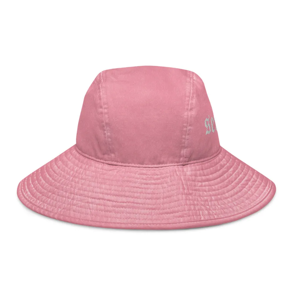 Pastel Bucket Hat with Wide Brim