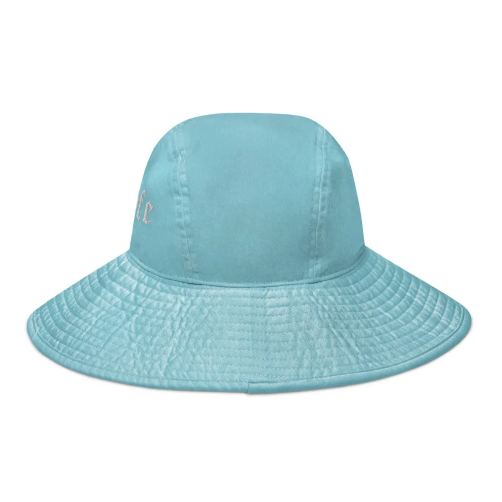 Pastel Bucket Hat with Wide Brim