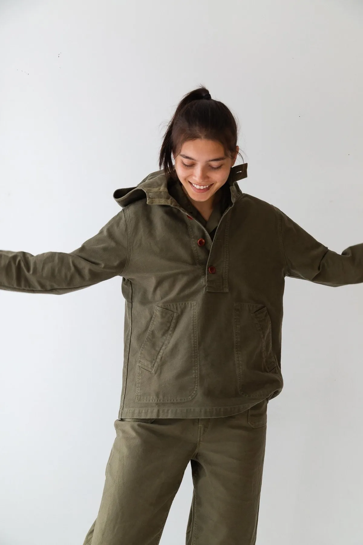 Patmos Anorak - Olive