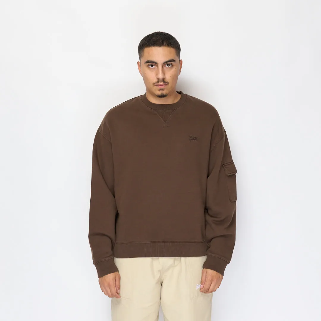 Patta - Basic Pigment Dye Pocket Crewneck Sweater (Delicioso)