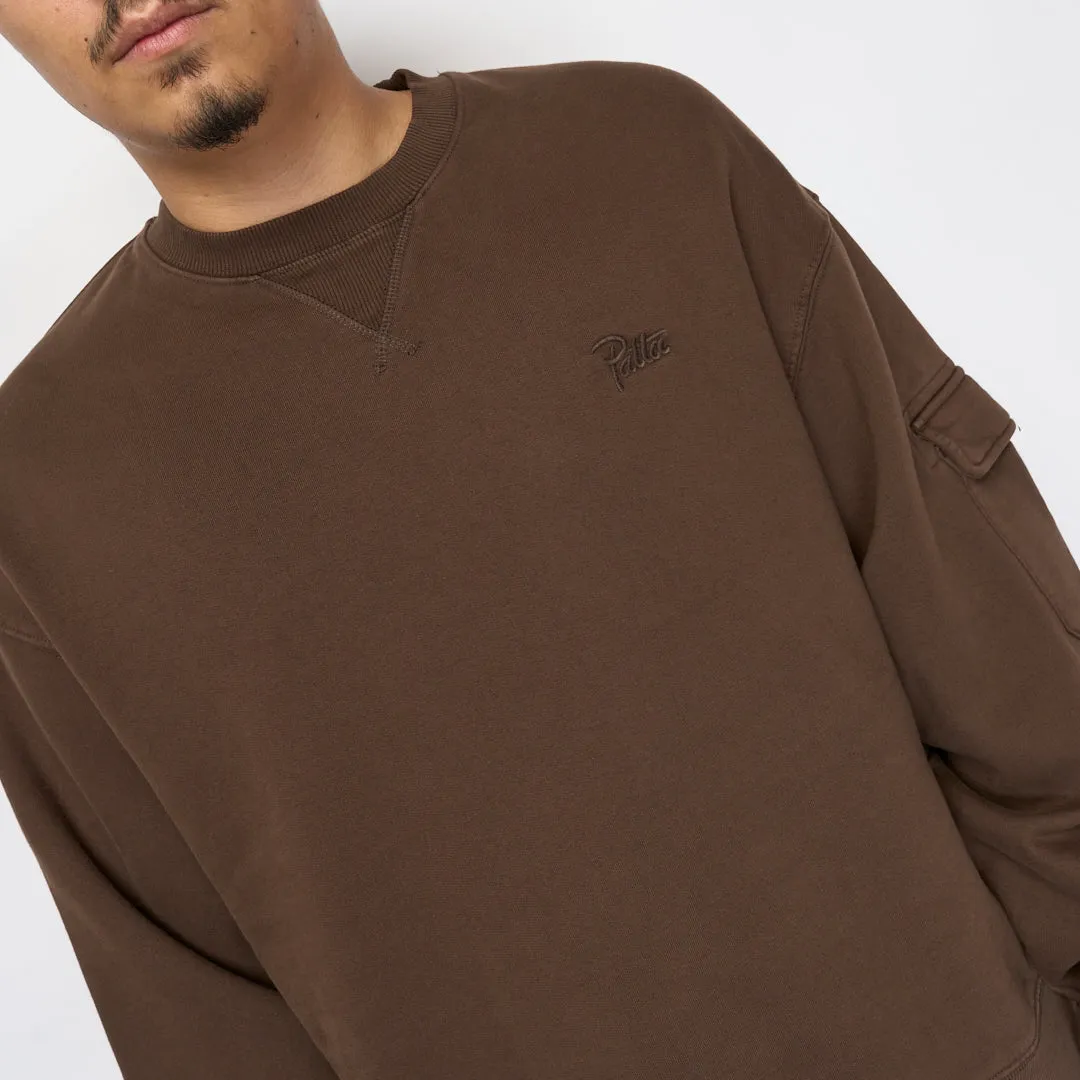 Patta - Basic Pigment Dye Pocket Crewneck Sweater (Delicioso)