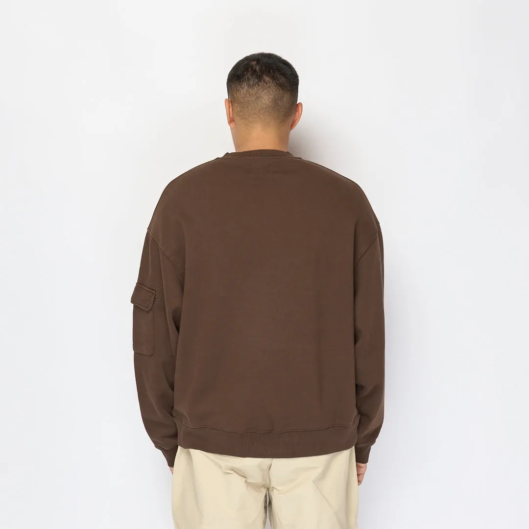 Patta - Basic Pigment Dye Pocket Crewneck Sweater (Delicioso)