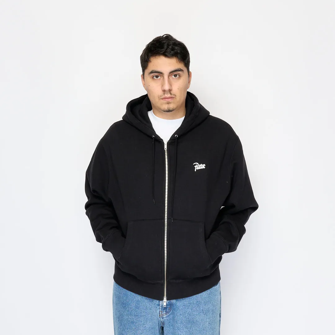 Patta - Classic Zip Up Hooded Sweater (Black)