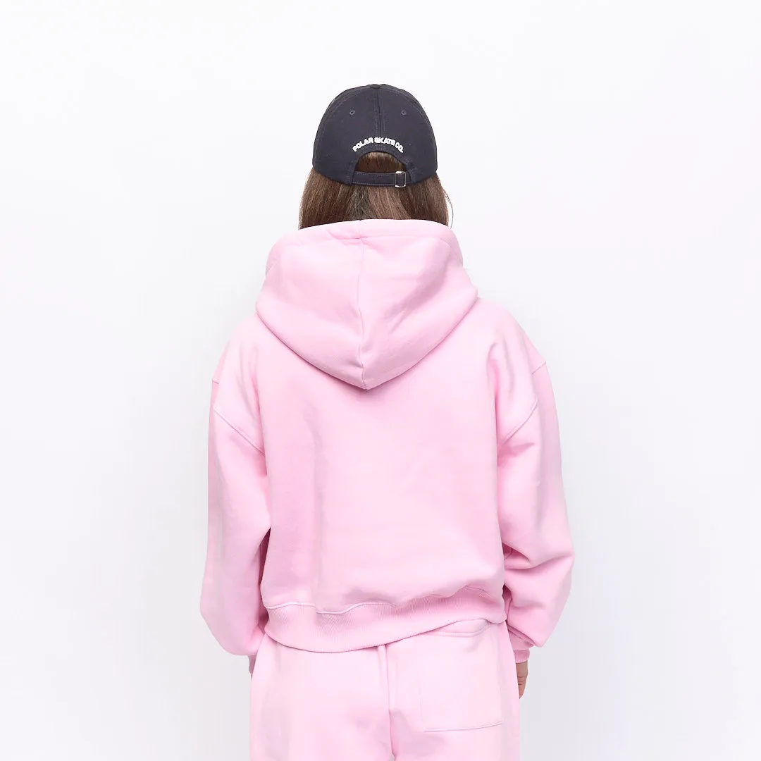 Patta - Femme Basic Cropped Zip Hooded Sweater (Cradle Pink)