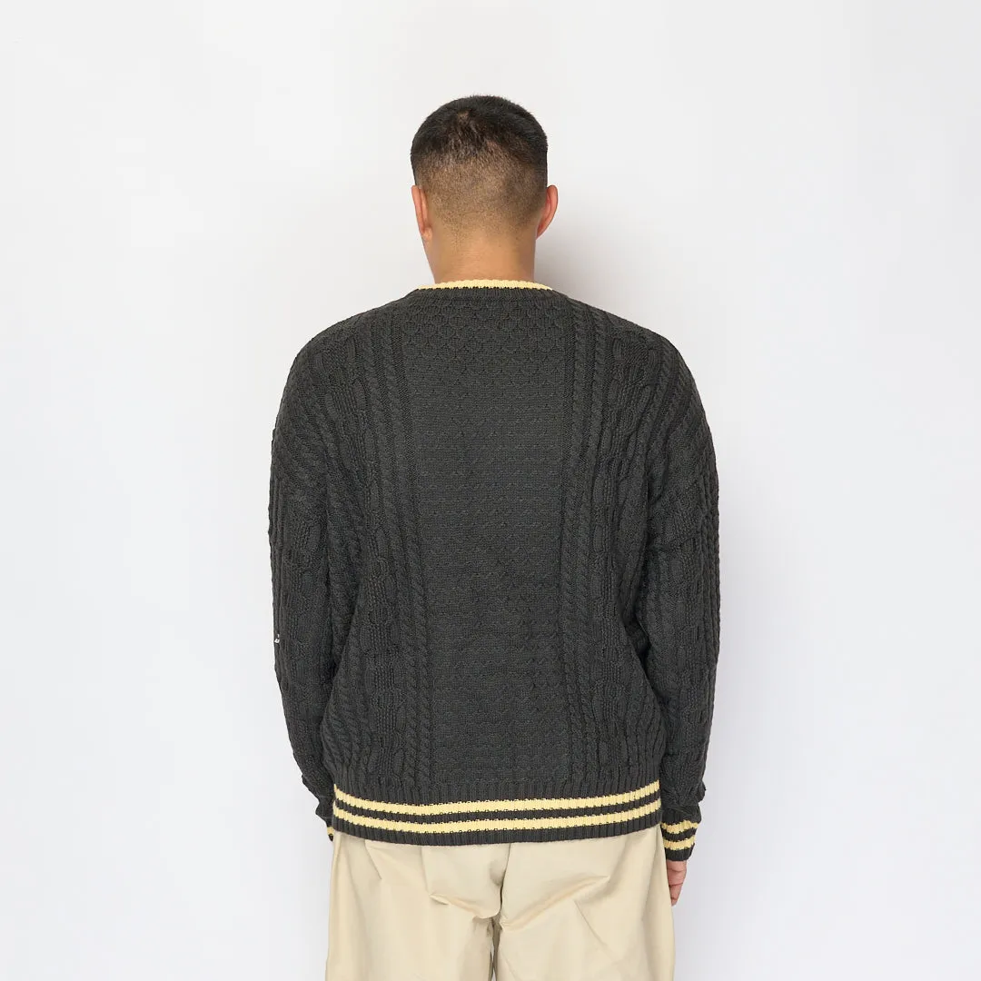 Patta - Love You Cable Knitted Sweater (Pirate Black)