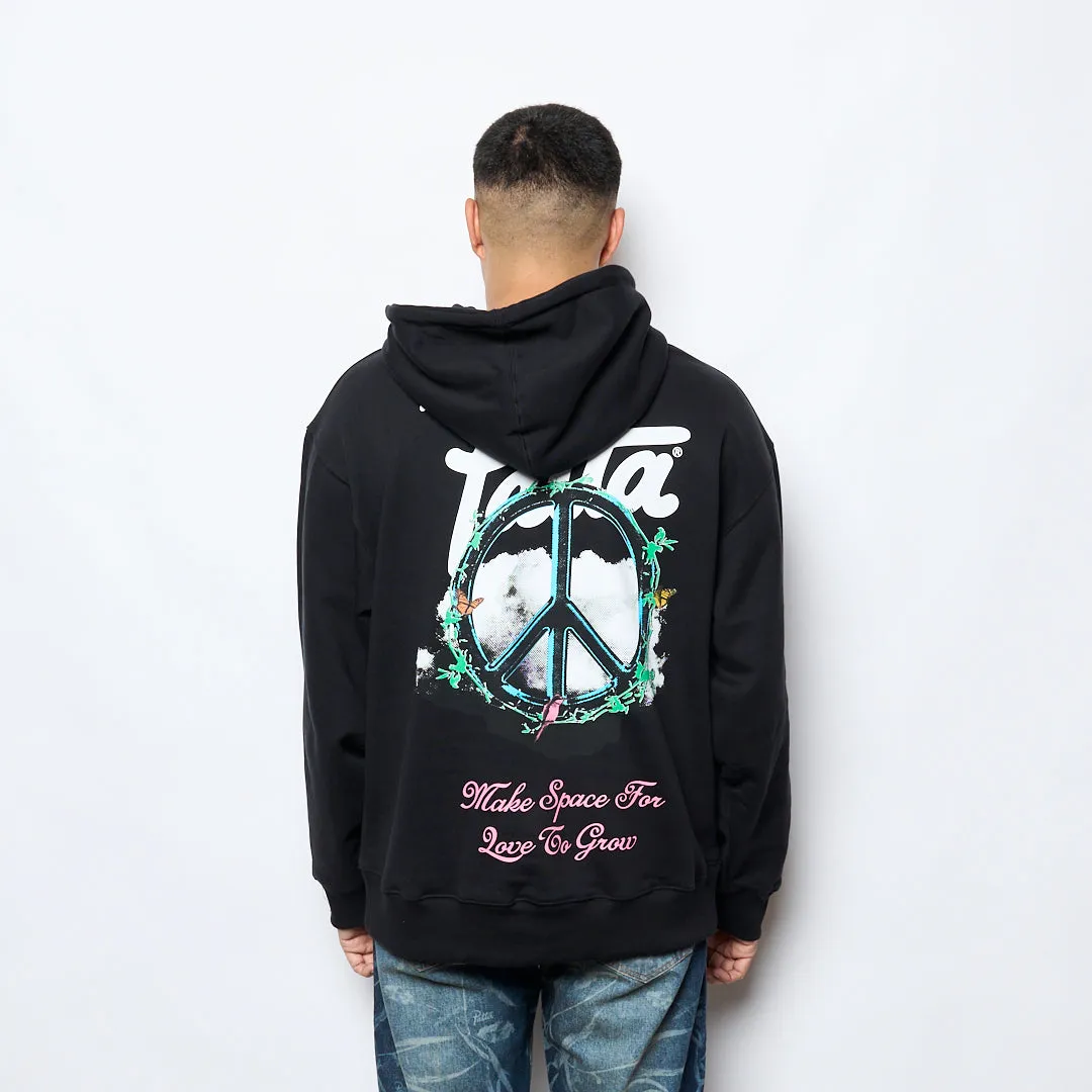 Patta - Xerox Peace Boxy Hooded Sweater (Black)