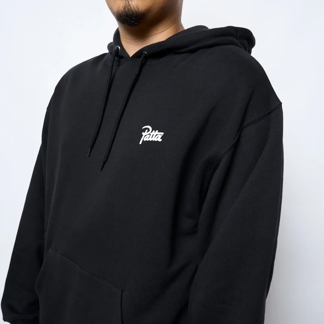 Patta - Xerox Peace Boxy Hooded Sweater (Black)