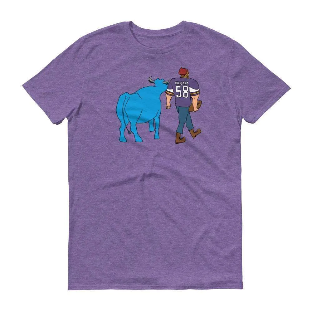 Paul Bunyan Babe Blue Ox Vikings Fan T-Shirt