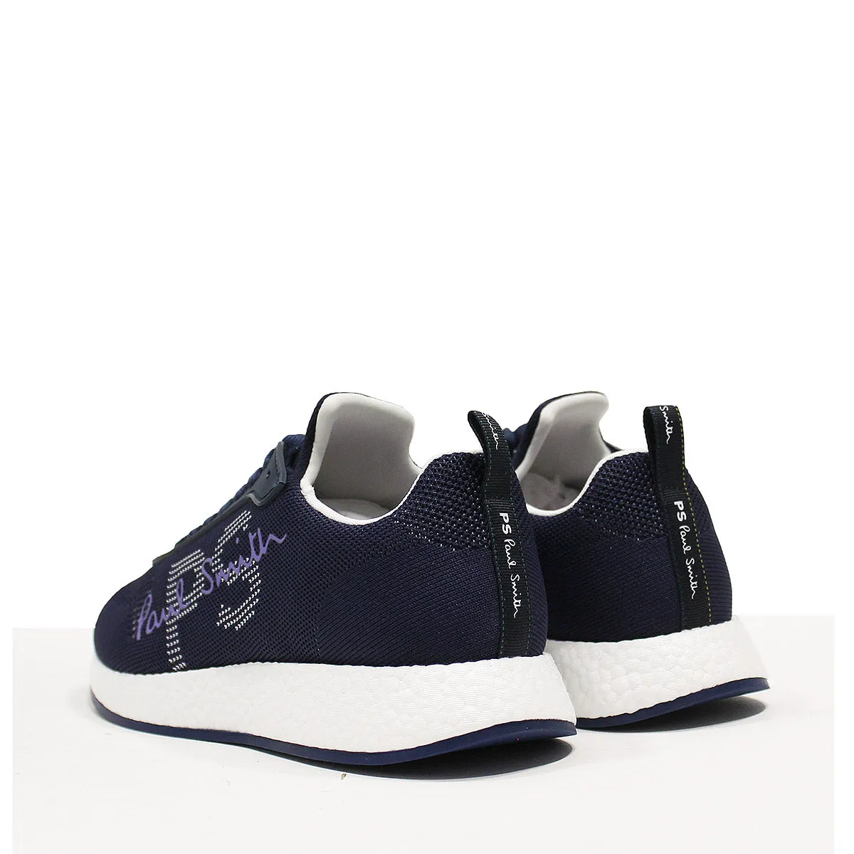 Paul Smith navy Zeus trainers.