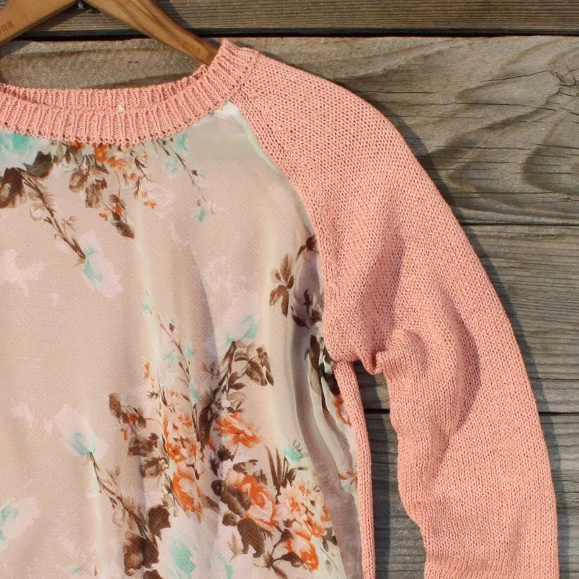 Pink Library Card Sweater