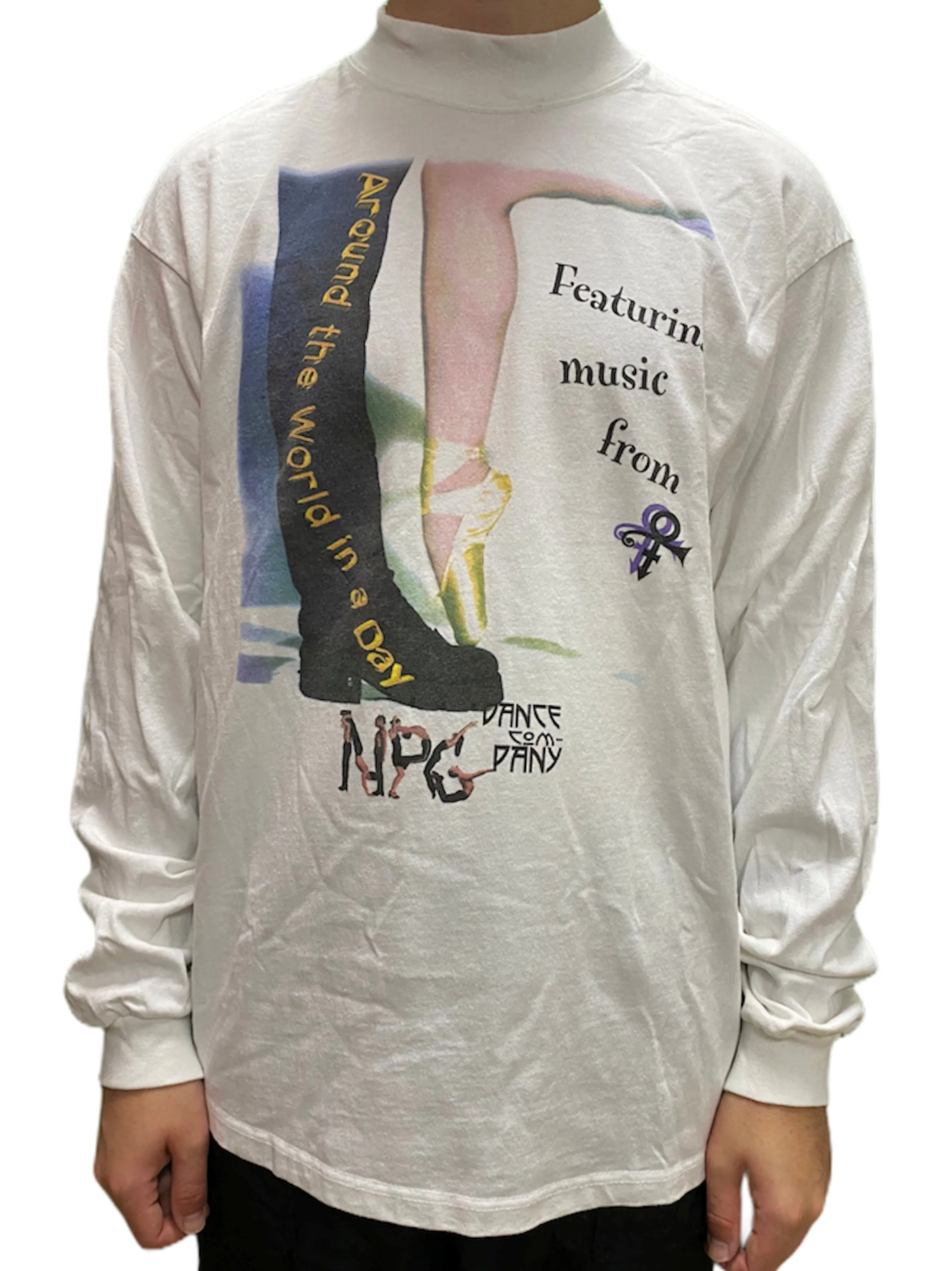 Prince - NPG Dance Company Official Long Sleeve Shirt Large Pre-Owned.