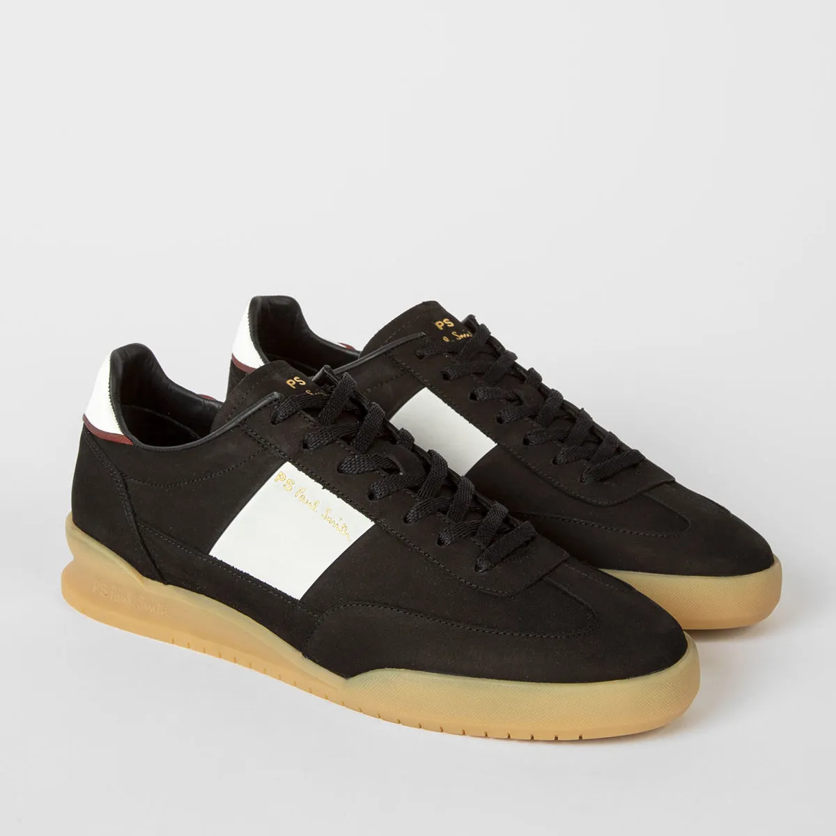 PS Paul Smith Dover Trainers Black Gum Sole - Shop Now