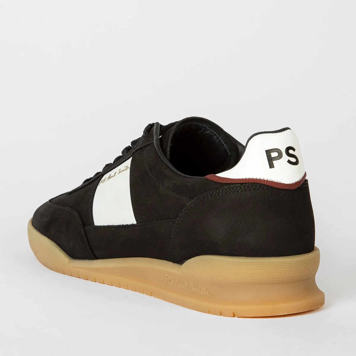 PS Paul Smith Dover Trainers Black Gum Sole - Shop Now