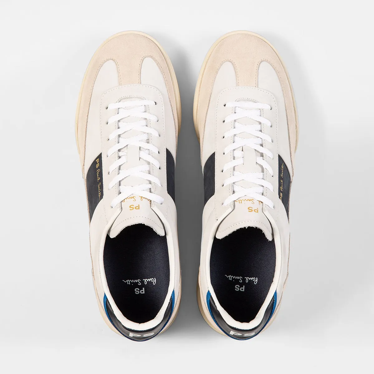 PS Paul Smith Dover Trainers White Cream