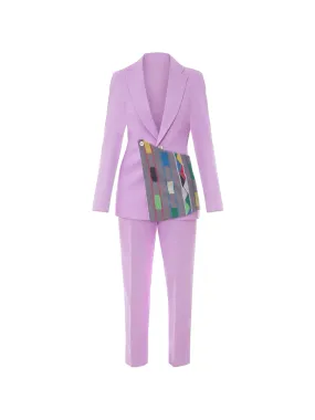 Purple Ojongo Suit Set - Customizable & Stylish | Shop Online Now