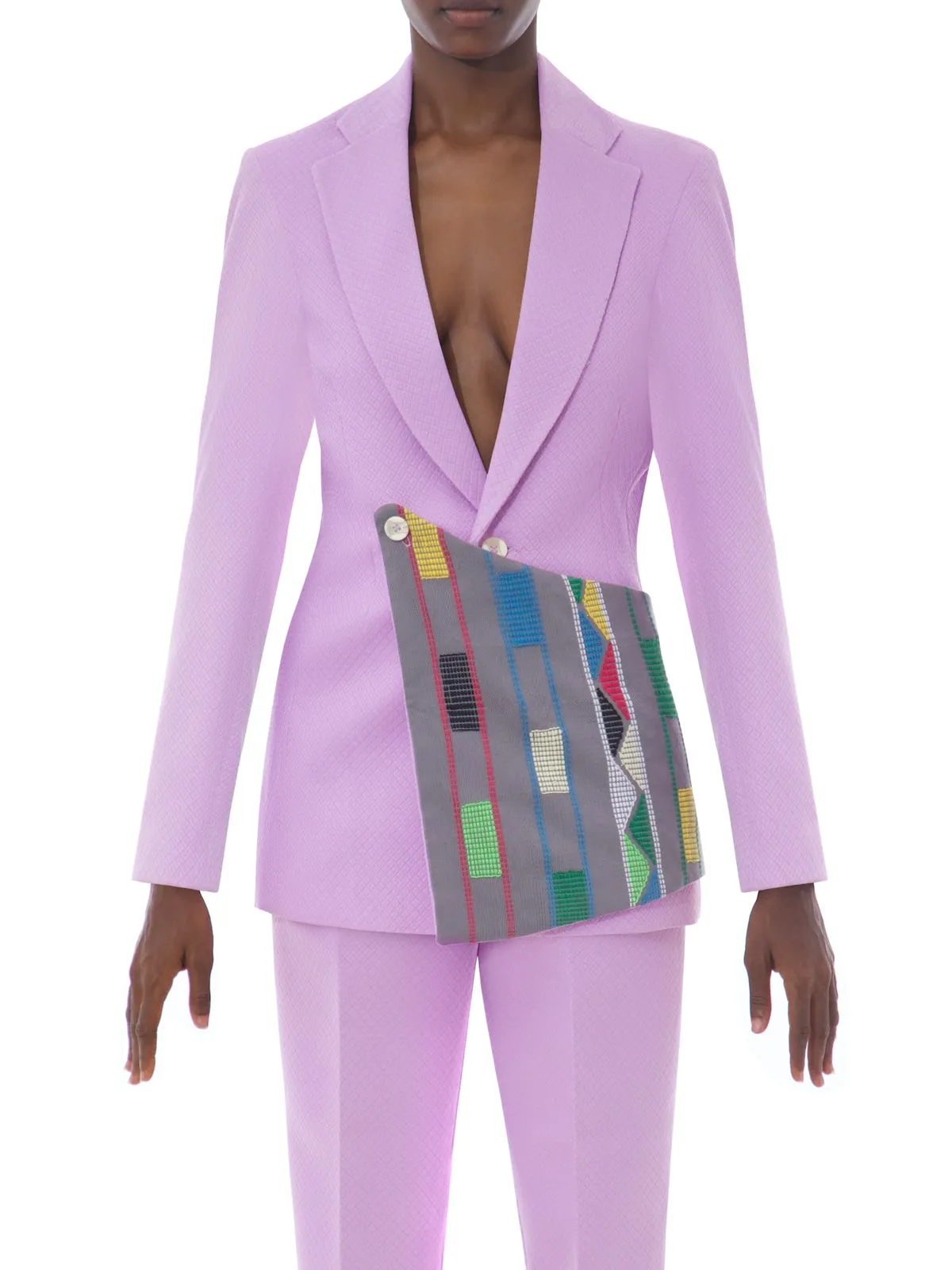 Purple Ojongo Suit Set - Customizable & Stylish | Shop Online Now