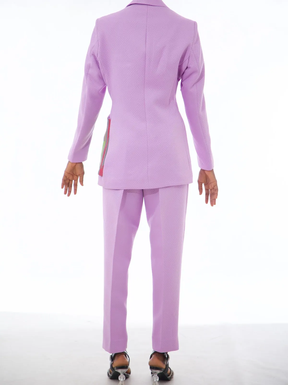 Purple Ojongo Suit Set - Customizable & Stylish | Shop Online Now