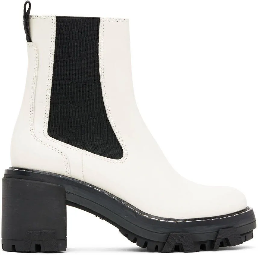 Rag & bone White Shiloh Boots