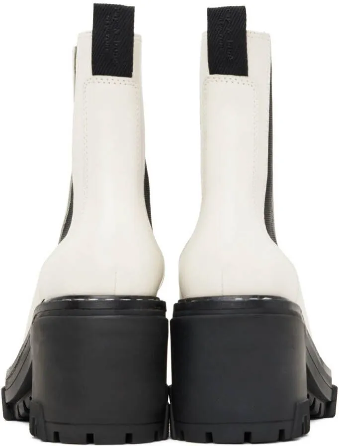 Rag & bone White Shiloh Boots