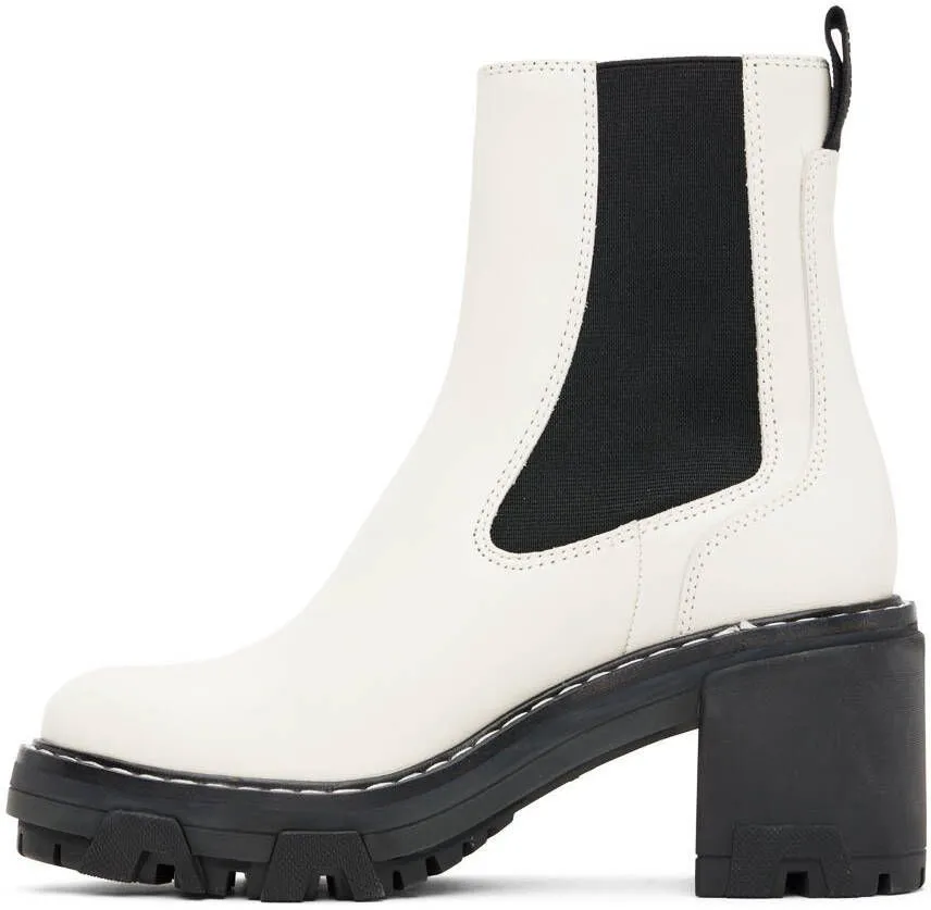 Rag & bone White Shiloh Boots