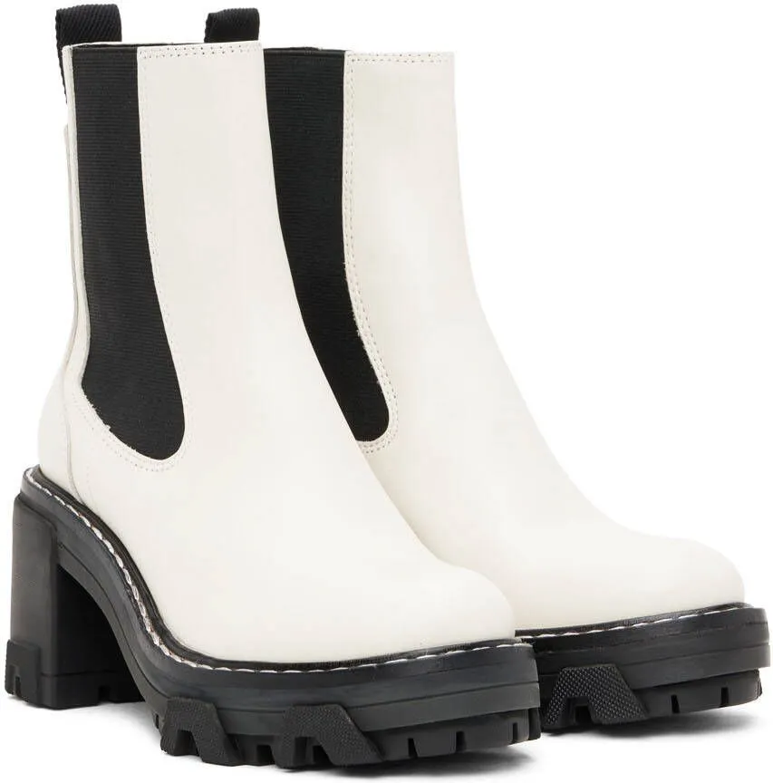 Rag & bone White Shiloh Boots