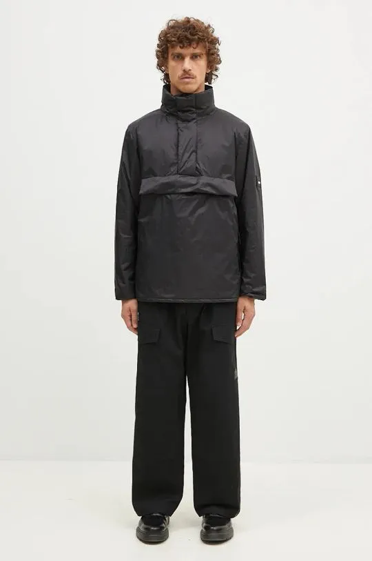 Rains jacket Fuse Anorak black color