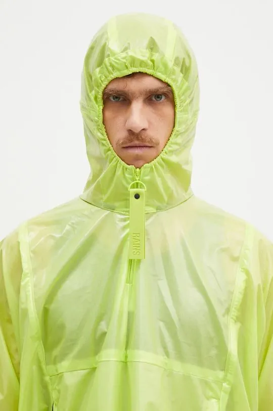 Rains rain jacket Ultralight Anorak green color