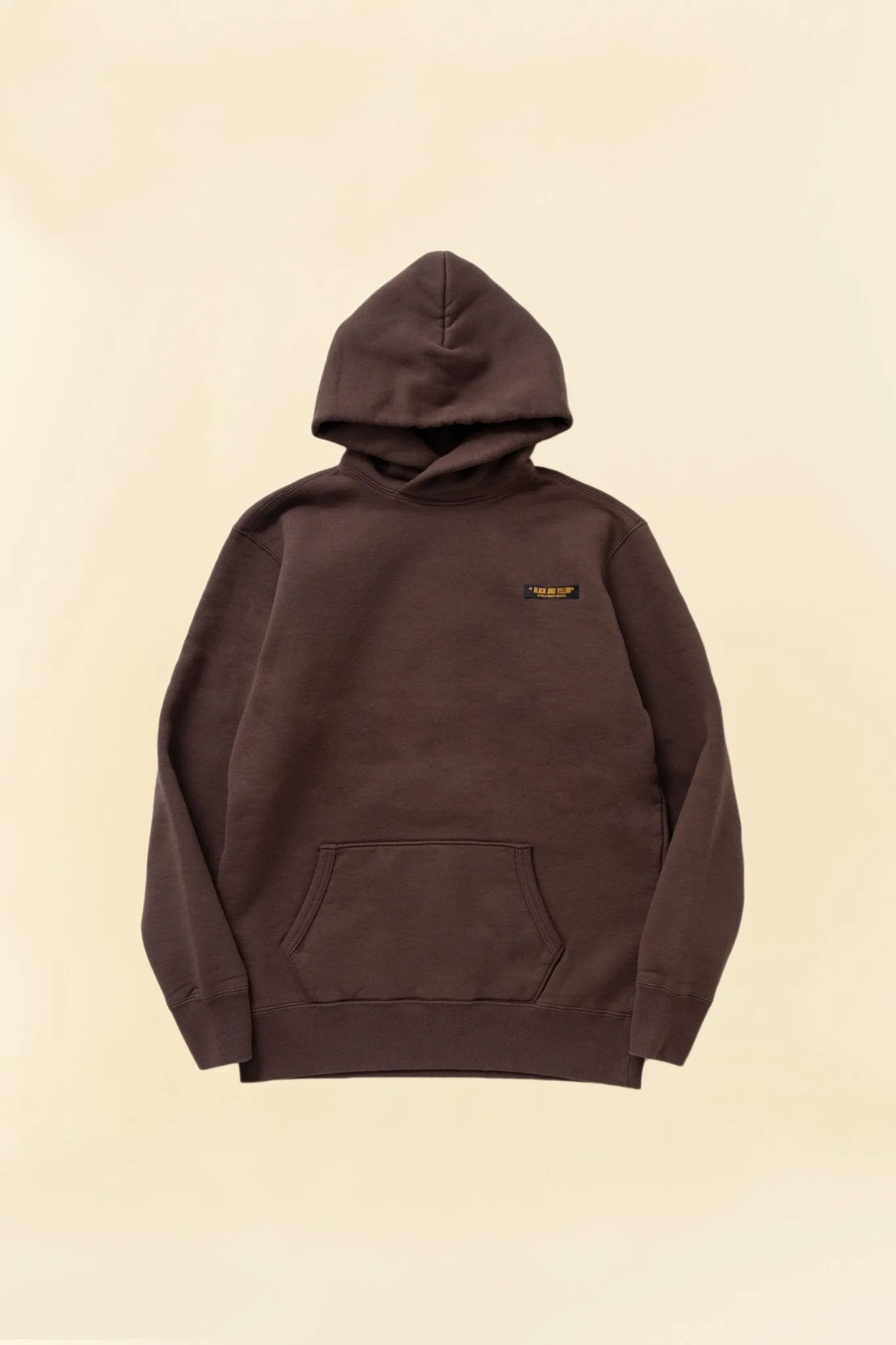 Rats Cross Neck Hoodie - Brown