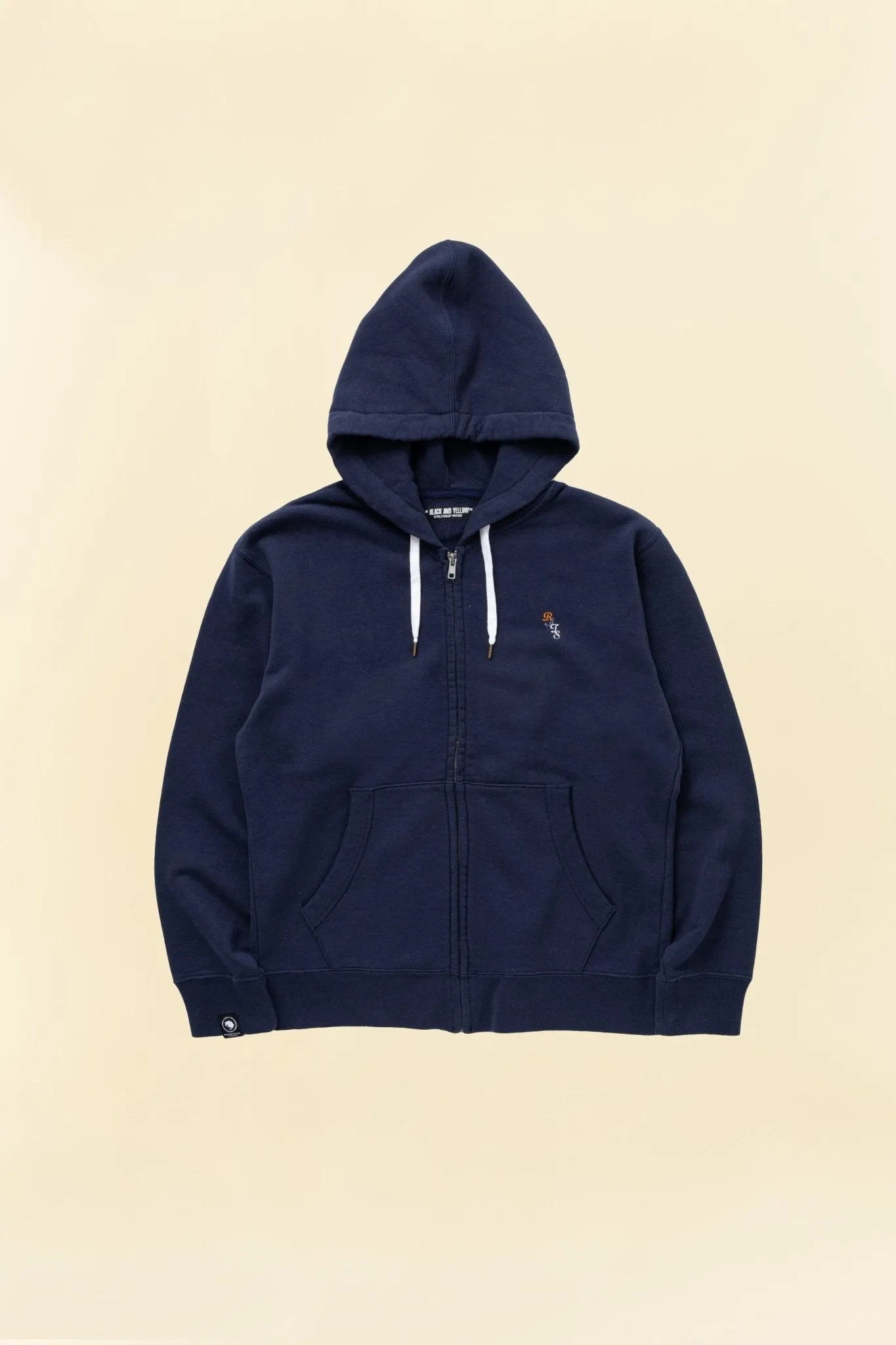 Rats Zip Hoodie - Navy