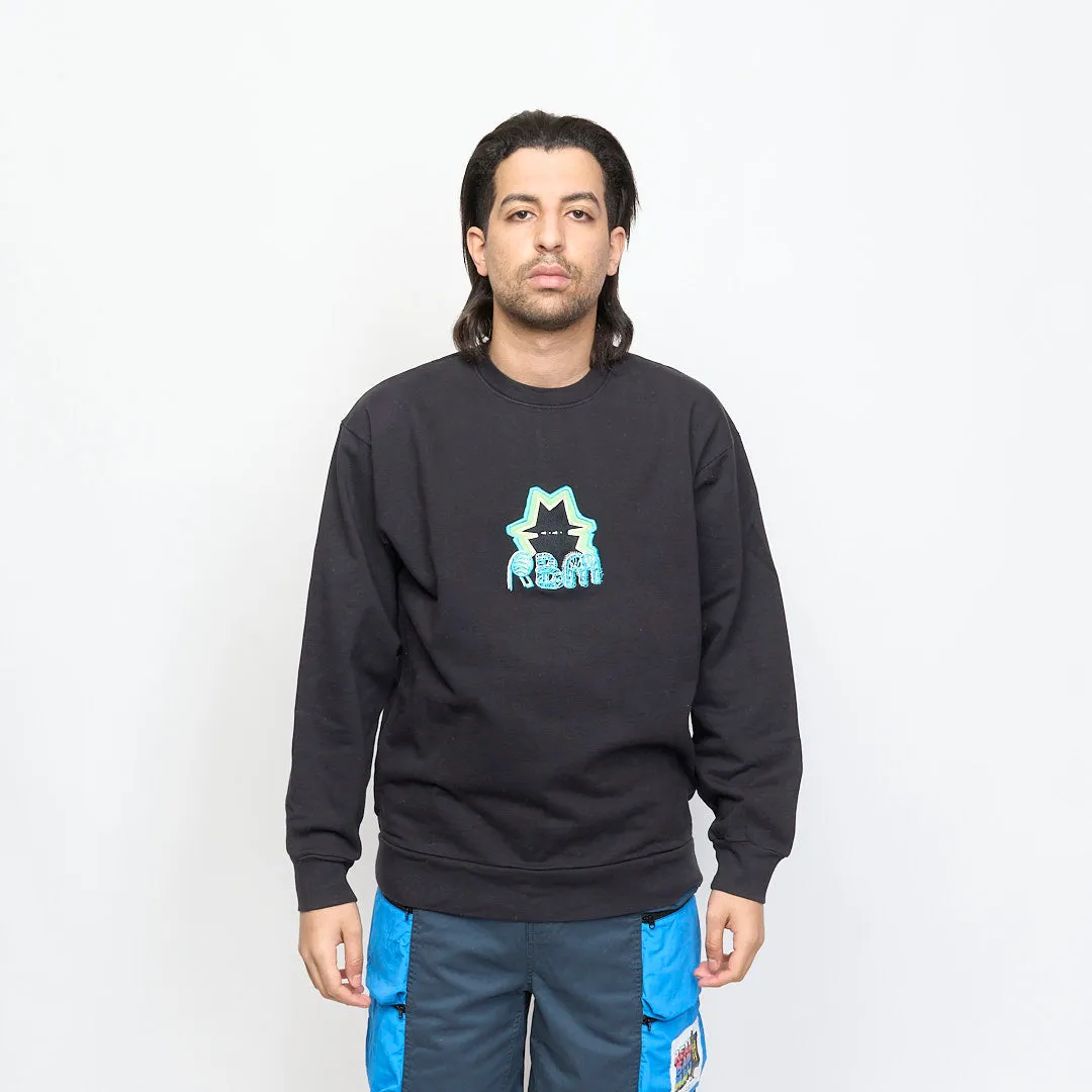 Real Bad Man - Vibration Crewneck Sweater (Black)