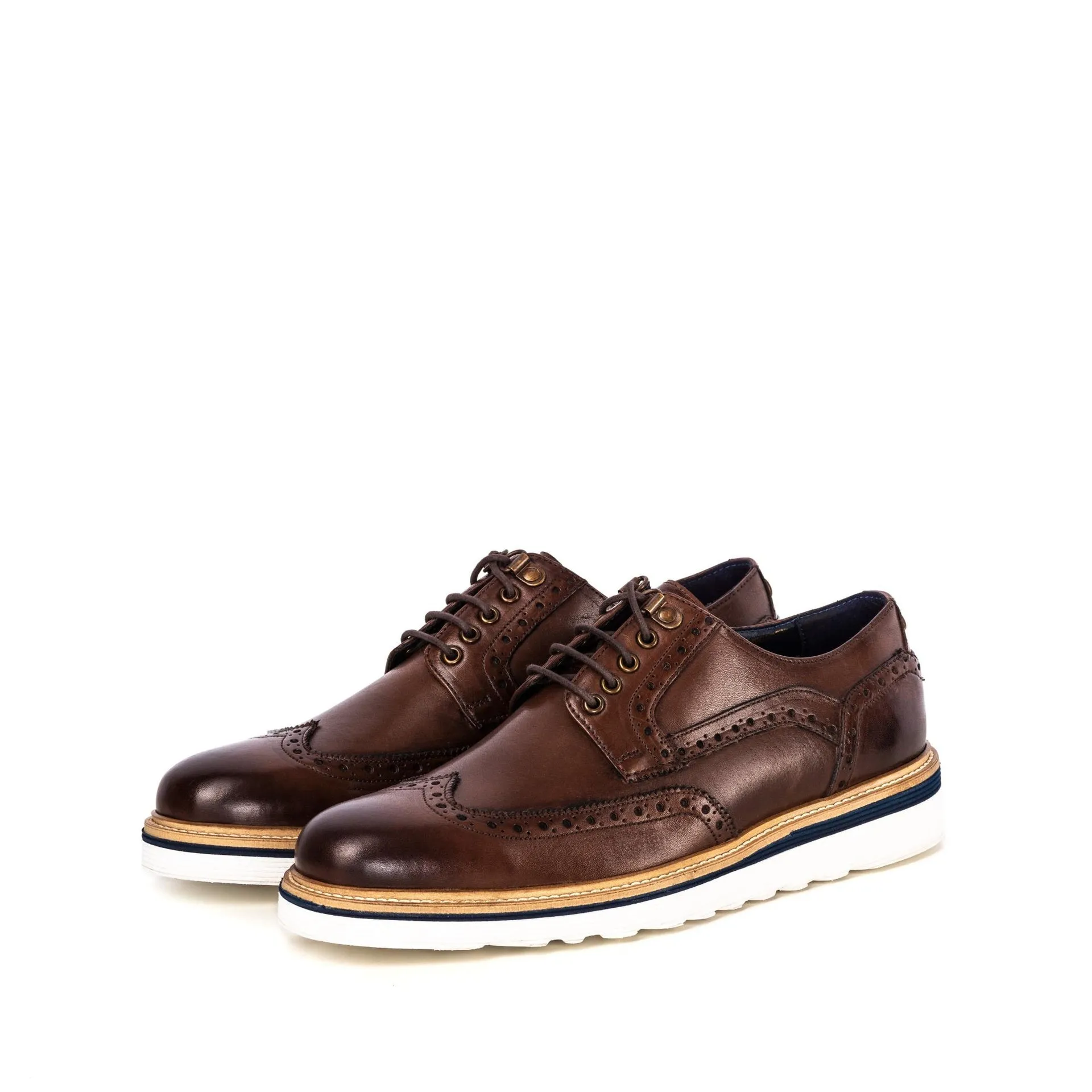 Ripley 2.0 Brown Derby Brogue Shoes