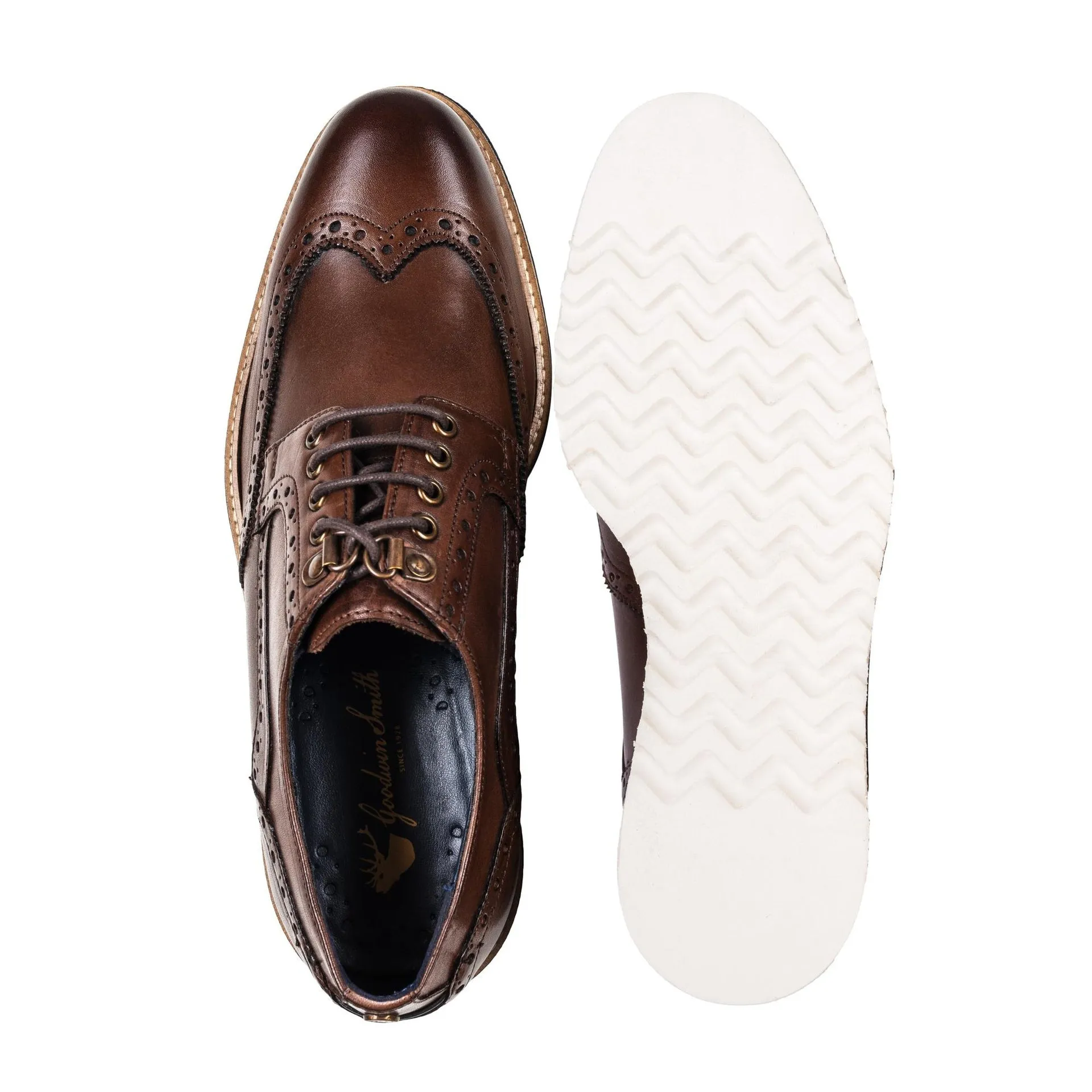 Ripley 2.0 Brown Derby Brogue Shoes