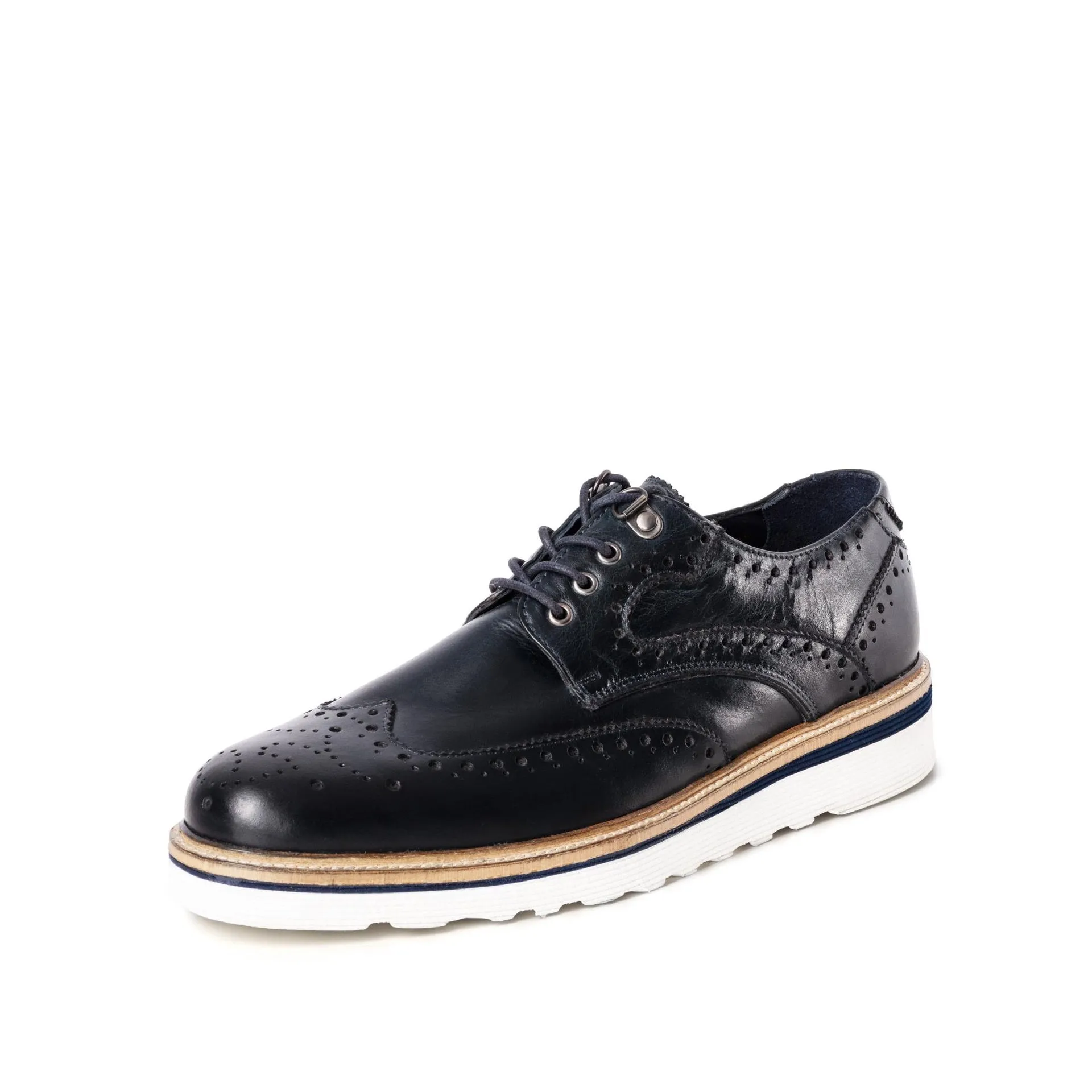 Ripley Navy Wedge Derby Brogue - Order Now!