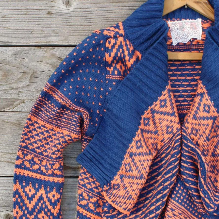 Rust Wood Sled Sweater