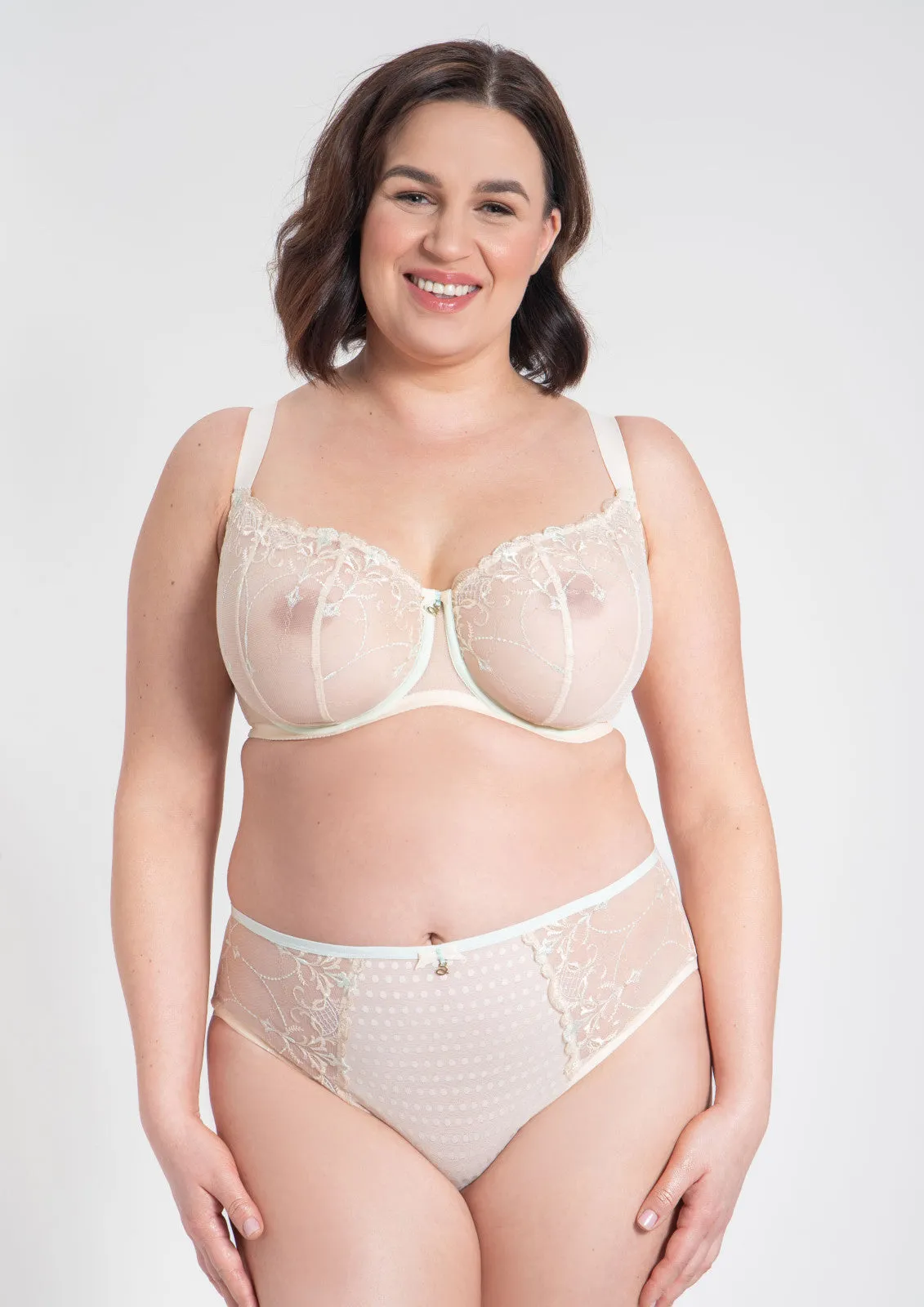 Samanta Lingerie - Laura Soft Half Cup Bra | Biscuit