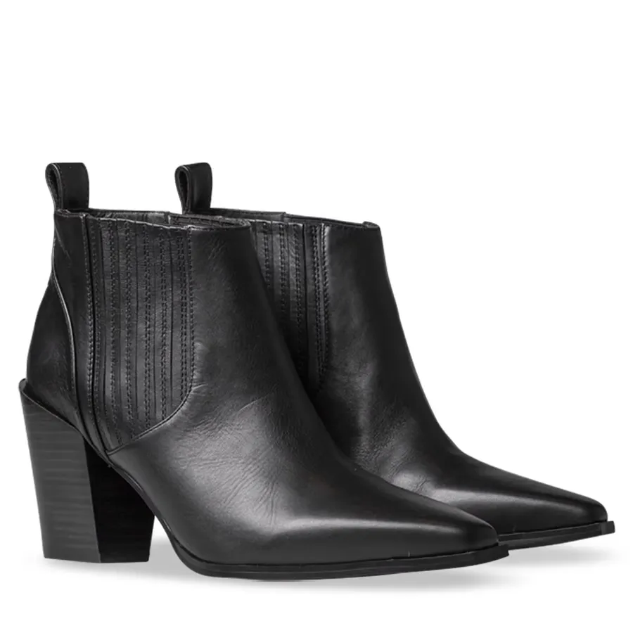 Senso Women's Black Calf Leather Quora Boot