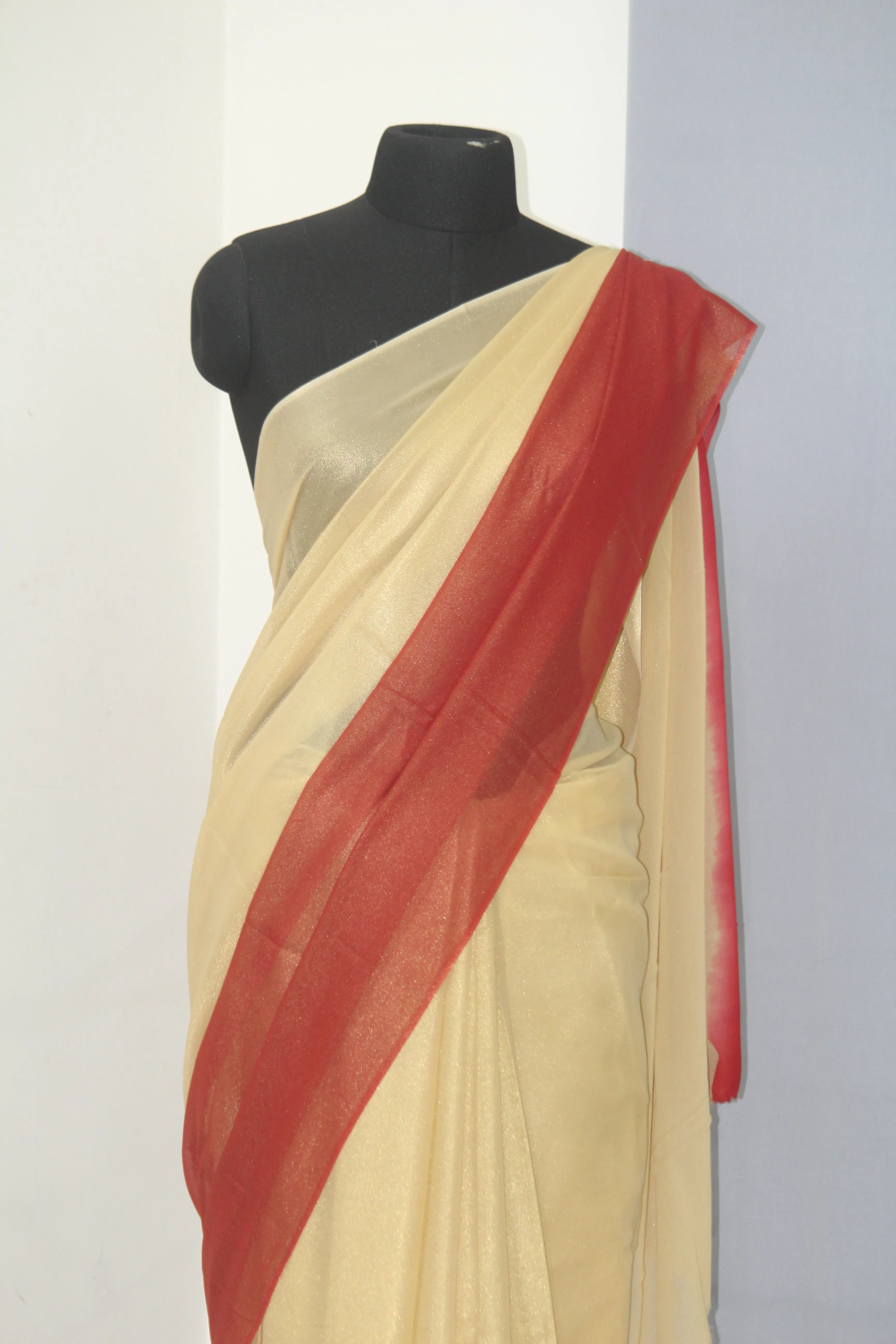 Shimmer georgette saree