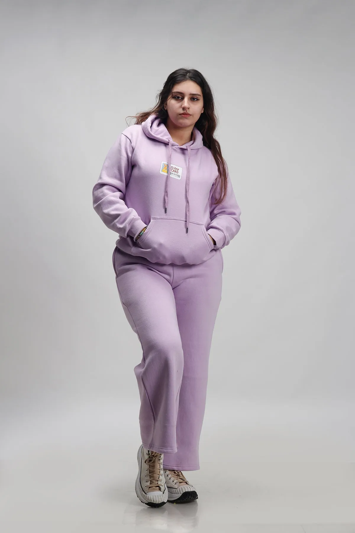 Simp card Lavender Hoodie